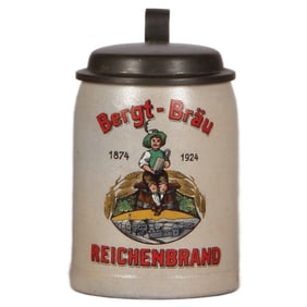 Stoneware stein, .5L, Bergt - Bräu, Reichenbrand