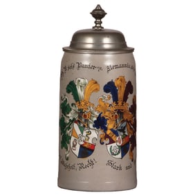 Student stein, 1.0L, A.PH.V. sei's Panier! & Alemannia sei's Panier!