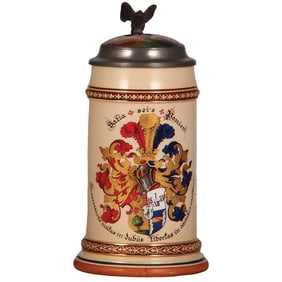 Student stein, pottery, .5L, Salia sei's Panier!