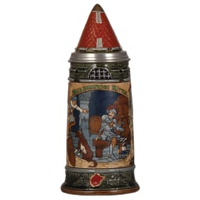 Mettlach stein, 1.0L, 2382