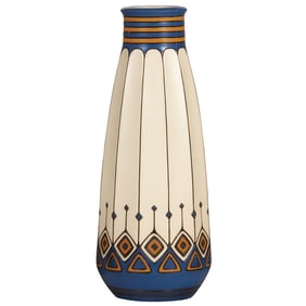 Mettlach vase, 10.5" ht., 3076