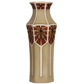 Mettlach vase, 12.2" ht., 3359