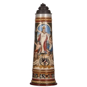 Mettlach stein, 5.7L, 23.5" ht., 2102