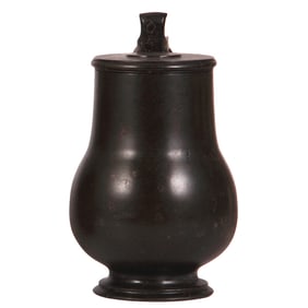 Serpentinkrug, Zöblitz, 8.2" ht., 1700s