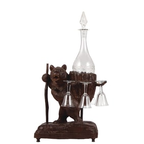 Black Forest bear tantilus, 18.5" ht., bear tantilus