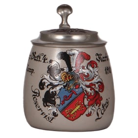Regimental stein, .5L, Telegr. Batl. 4, Karlsruhe