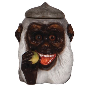 Character humidor, 6.1" ht., Capuchin Monkey