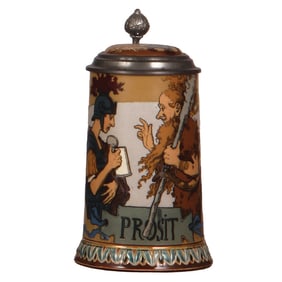 Mettlach stein, .3L, 2100