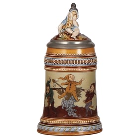 Mettlach stein, .5L, 1477