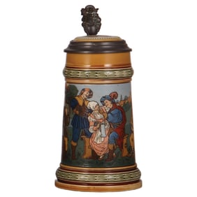 Mettlach stein, .5L, 2501