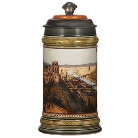 Mettlach stein, .5L, 3200