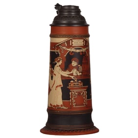 Mettlach stein, 3.0L, 15.3" ht., 2193