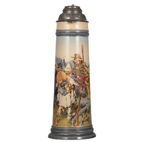 Mettlach stein, 4.8L, 20.4" ht., 1106[2488]