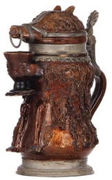 Stoneware stein, Bunzlau 