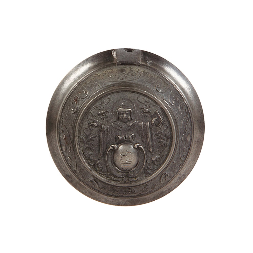 Pottery steins, two, .5L, Münchner Kindl & student  - 4