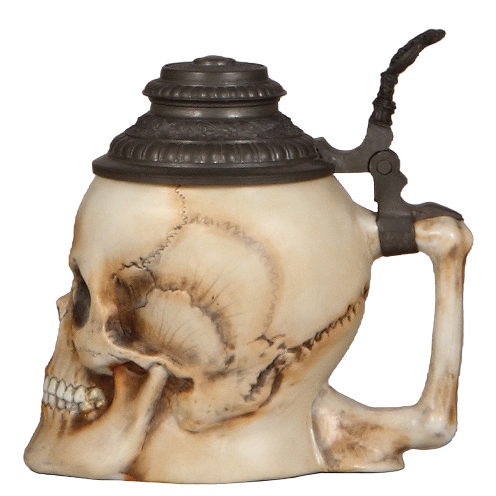 Character stein, .5L, Skull  - 2