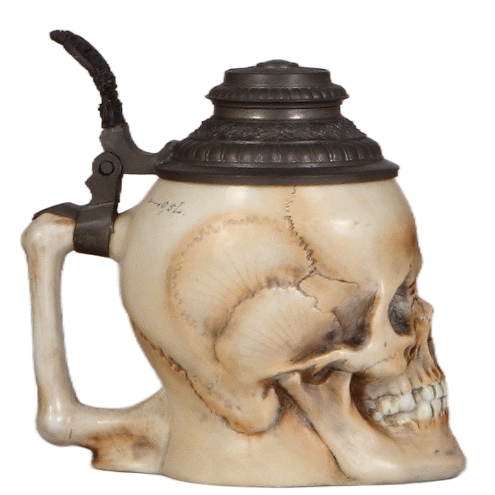 Character stein, .5L, Skull  - 3