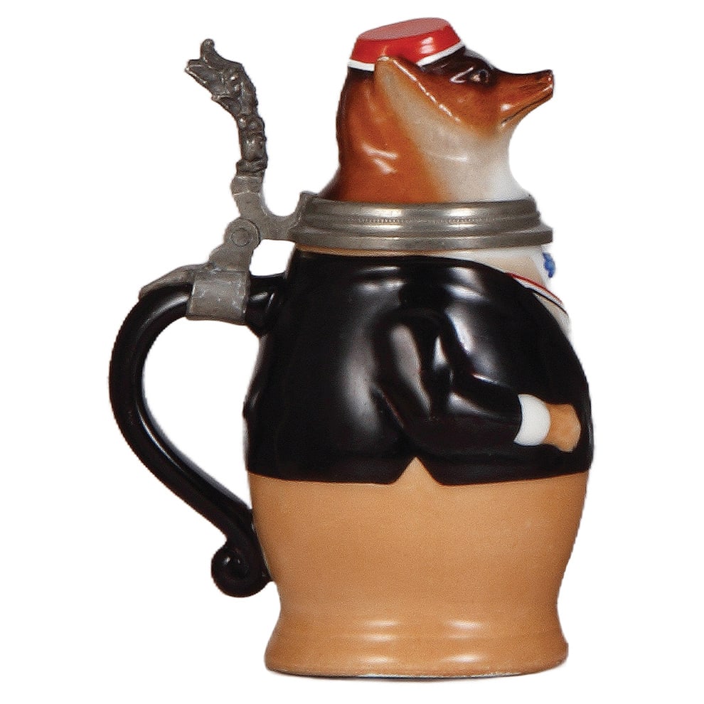 Character stein, .5L, Student Fox  - 3