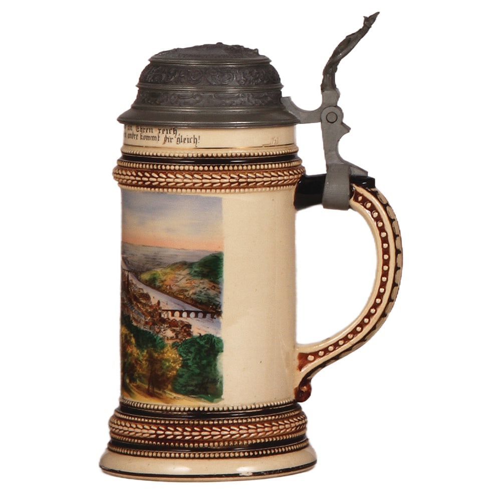 Pottery stein, .5L, Heidelberg  - 2