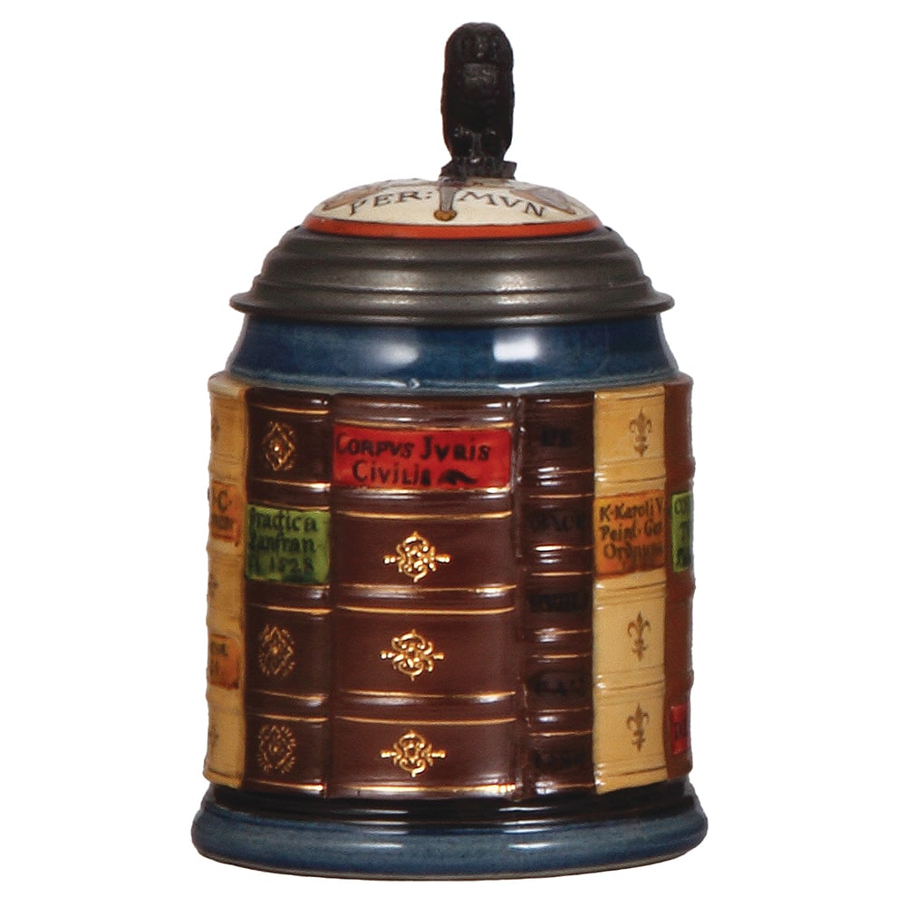 Mettlach stein, .5L, 2001A, Law Book Stein  (1 of 4)