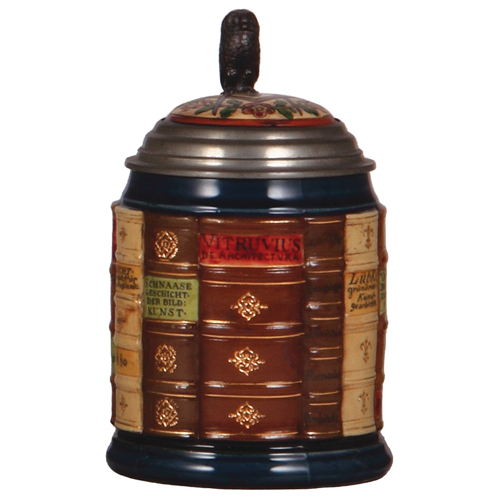 Mettlach stein, .5L, 2001F, Architecture Book Stein  (1 of 4)