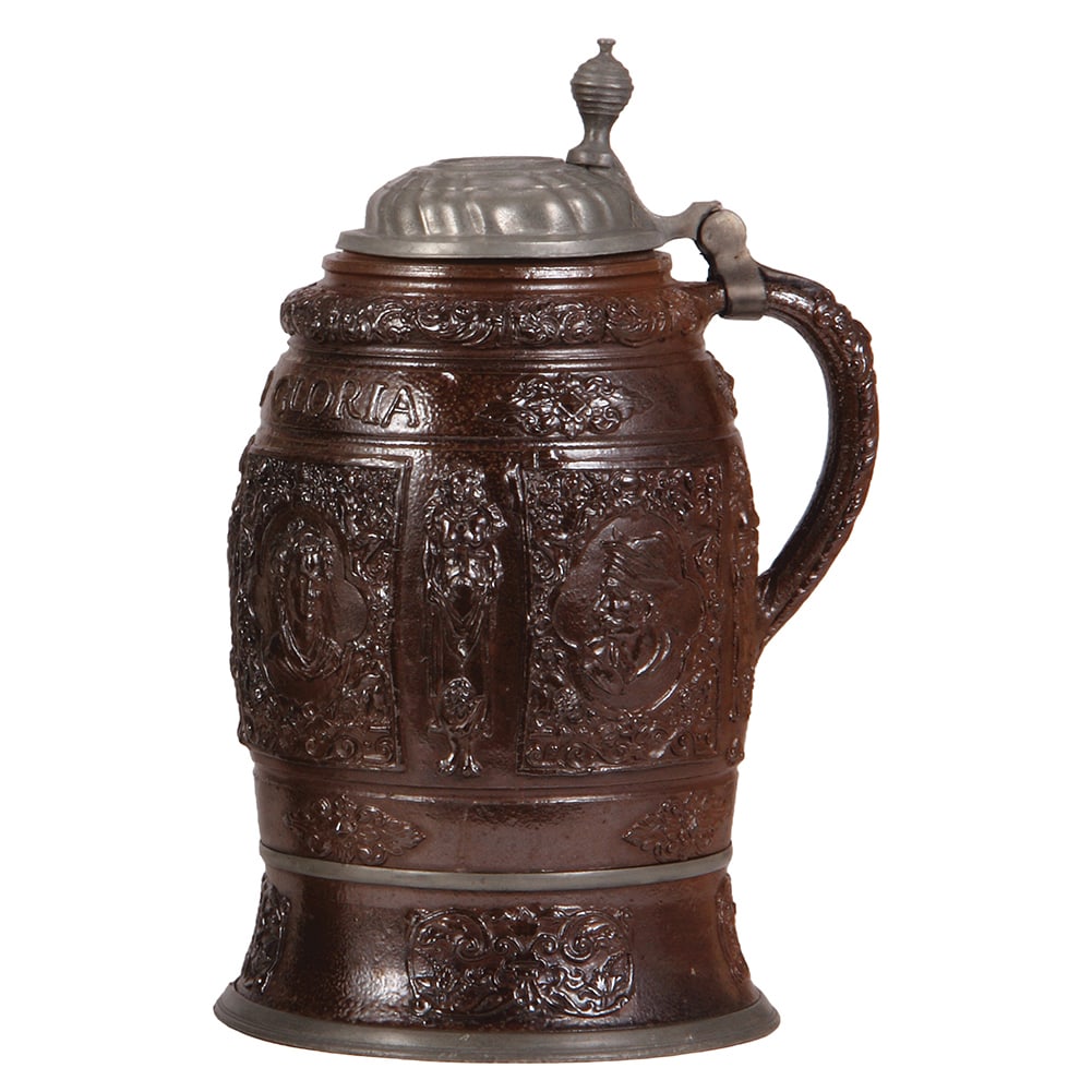 Creussener Birnkrug, 11.5" ht., c.1625 (1 of 9)