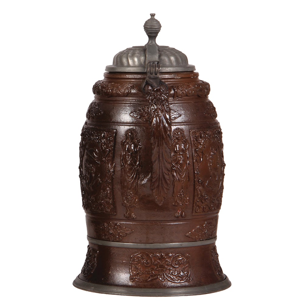 Creussener Birnkrug, 11.5" ht., c.1625 - 4