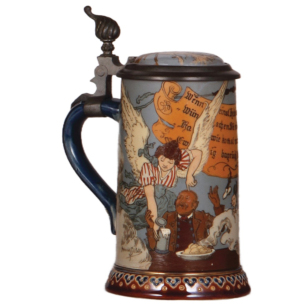 Mettlach stein, .5L, 2089  (1 of 4)