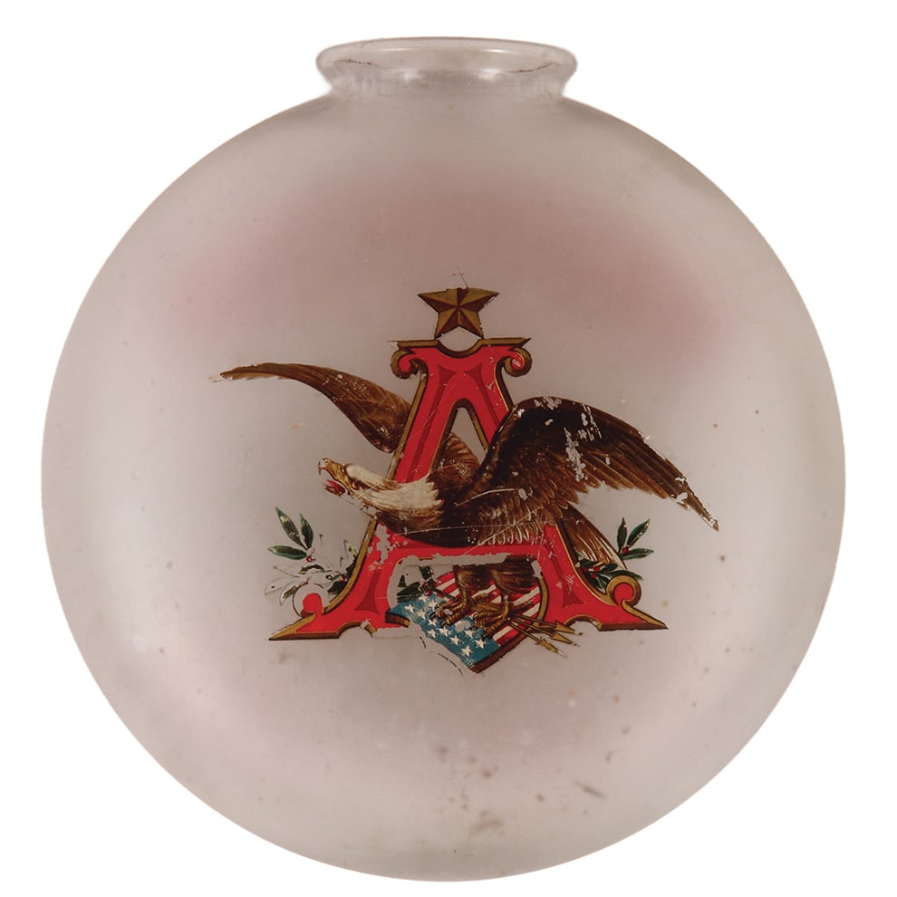 Anheuser-Busch pre-prohibition Drum Sign Lamp  - 2