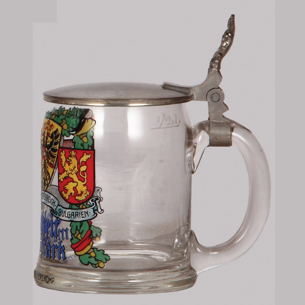 Regimental stein, .5L, 6.5" ht. 2. Inf. Regt. - 2