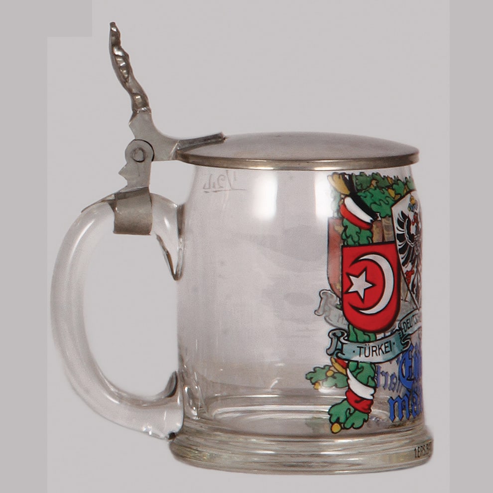 Regimental stein, .5L, 6.5" ht. 2. Inf. Regt. - 3