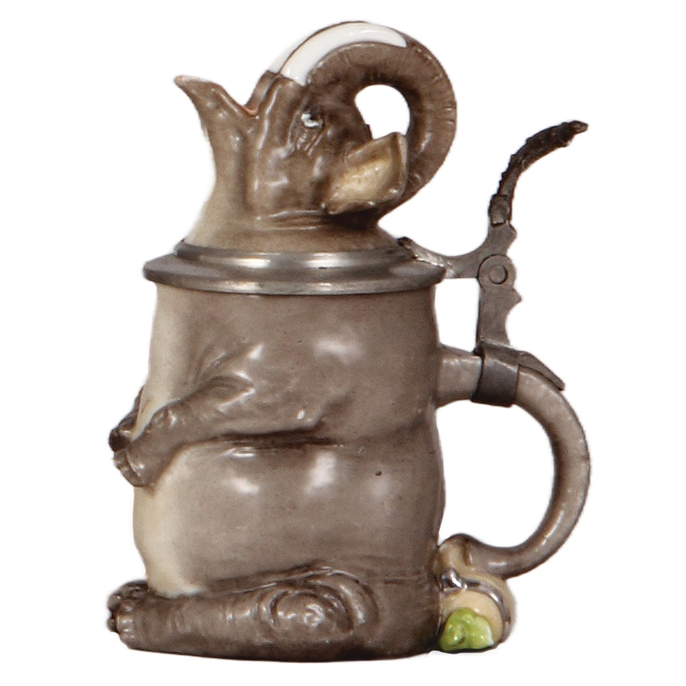 Character stein, .25L, by Schierholz, Elephant. (1 of 4)