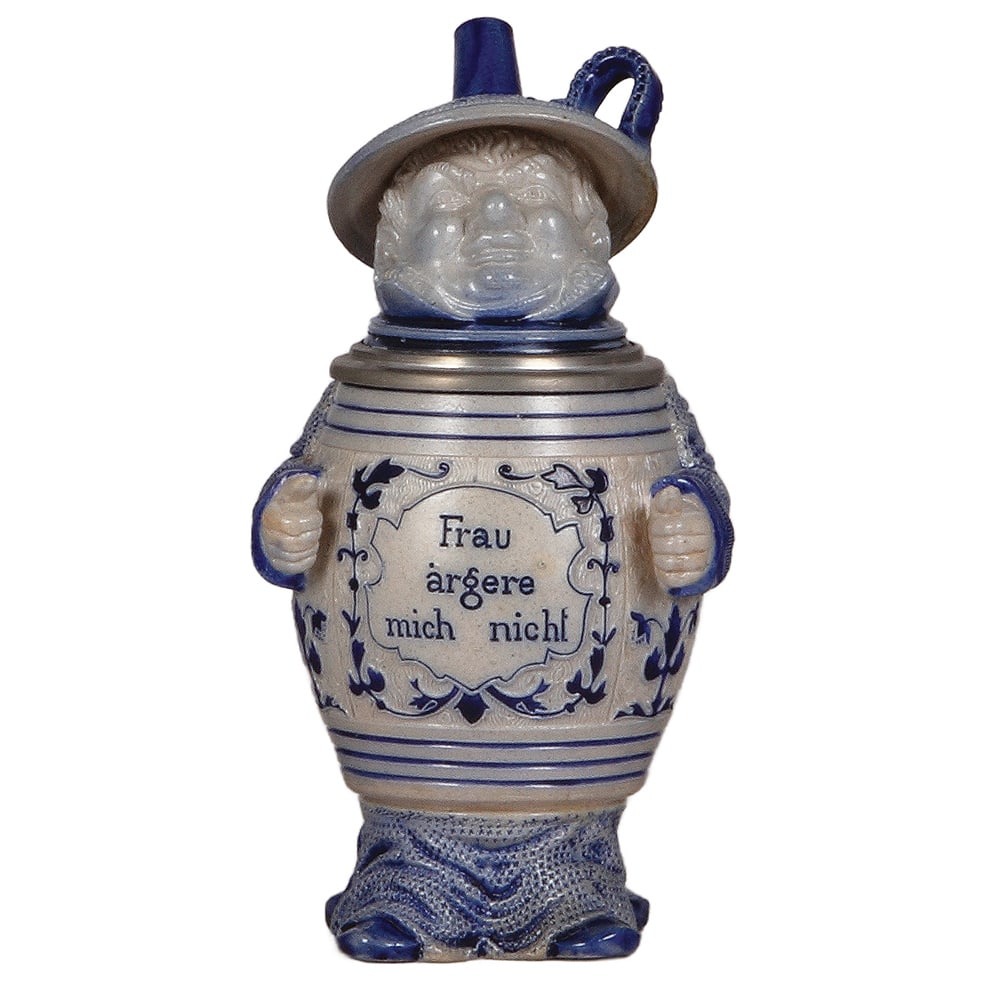 Character stein, .5L, Funnel Man. (1 of 3)
