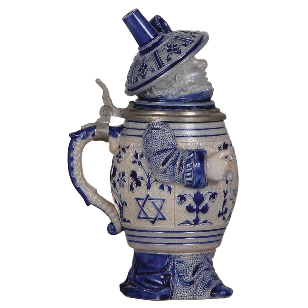 Character stein, .5L, Funnel Man. - 3