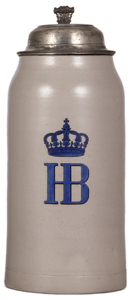 Brewery stein, 5.0L, HB with crown. (1 of 3)