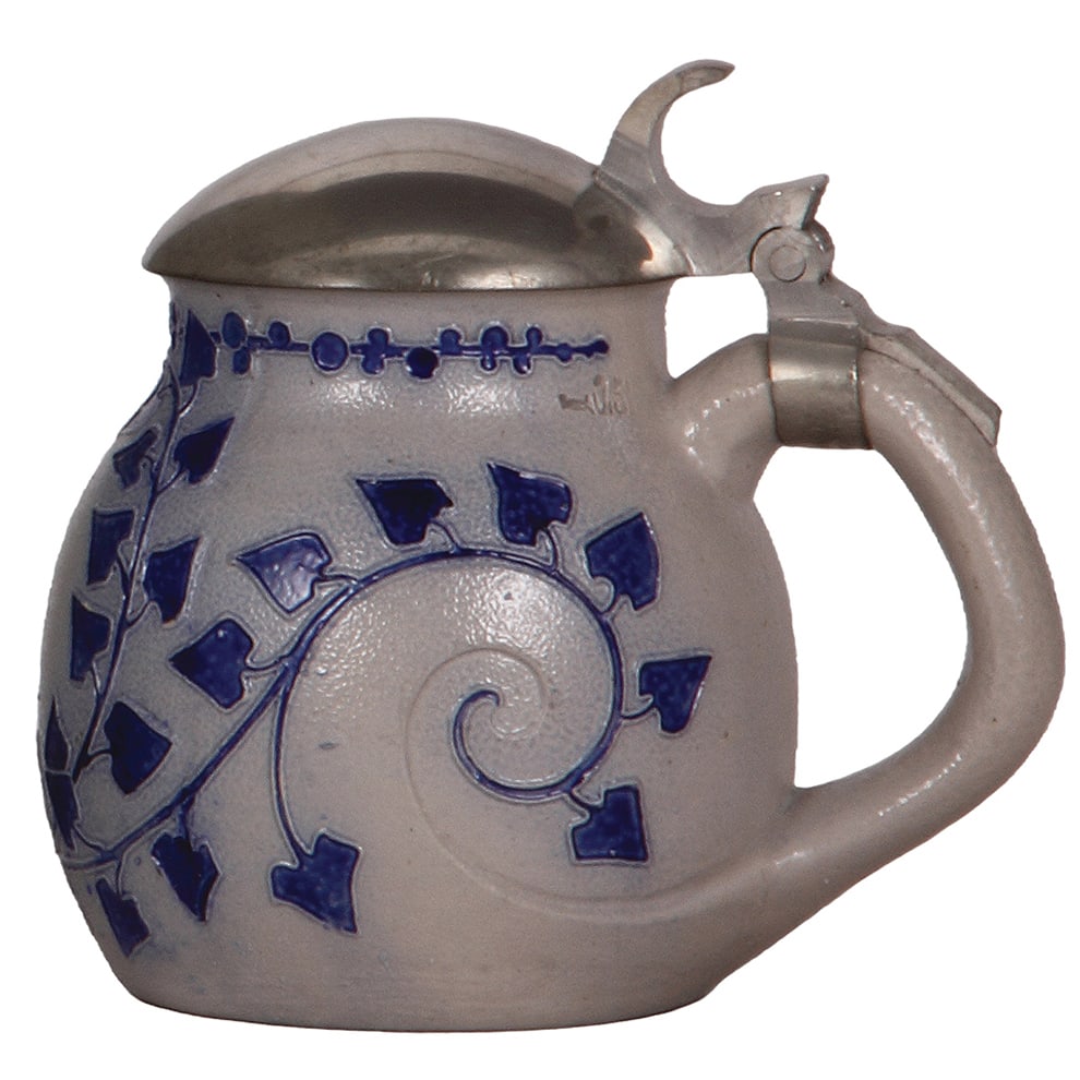 Richard Riemerschmid Seidel, .5L, marked 1729, by Reinhold Merkelbach. (1 of 4)