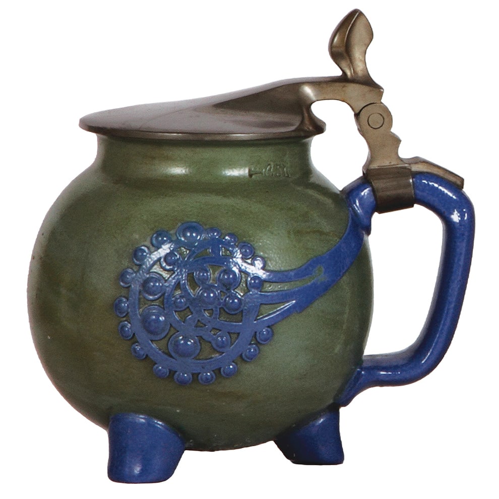 Richard Riemerschmid Seidel, .5L, marked 1757, by Reinhold Merkelbach. (1 of 3)