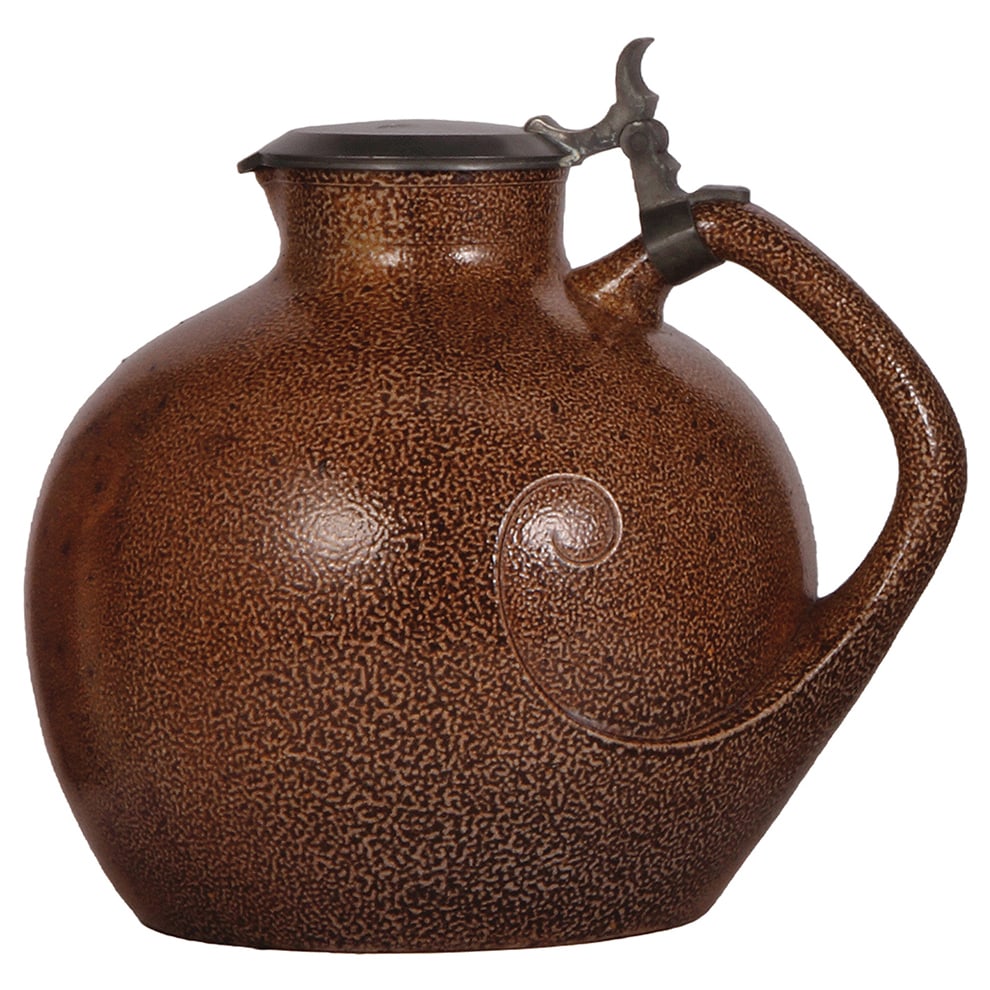 Richard Riemerschmid Kanne, 4.5L, marked 1729, by Reinhold Merkelbach. (1 of 3)