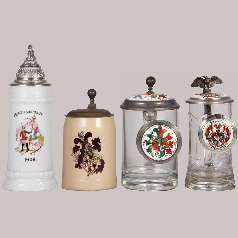 Student association steins, four. (1 of 9)