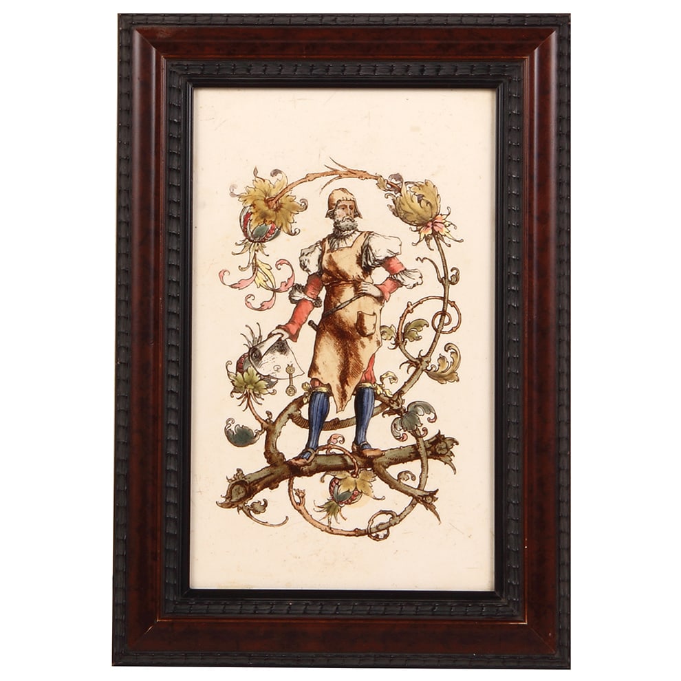 Villeroy & Boch, Dresden plaque, 13.0" x 9.0". (1 of 2)