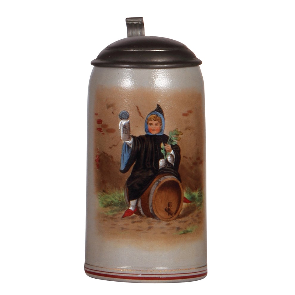 Münchner Kindl stein, stoneware, 1.0L. (1 of 3)