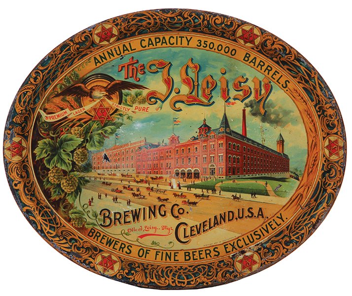 The I. Leisy Brewing Co., advertising tray (1 of 2)