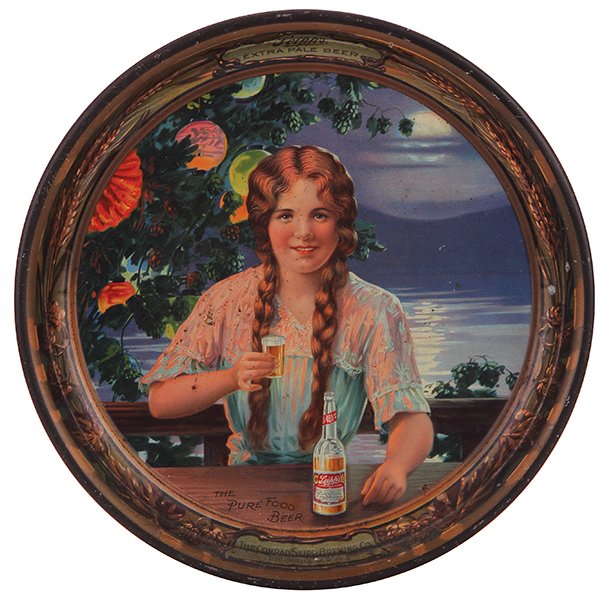 Seipp's Extra Pale Beer advertising tray (1 of 2)