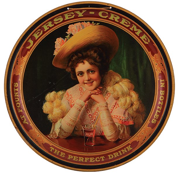 Jersey Creme advertising tray (1 of 2)
