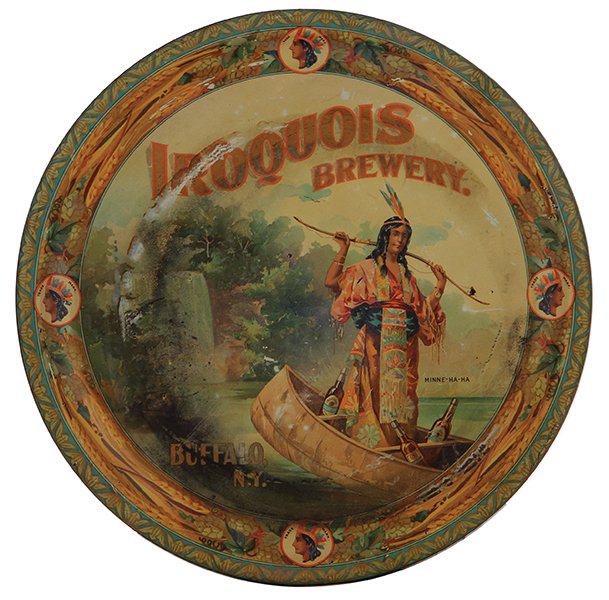 Iroquois Brewery, advertising tray (1 of 2)