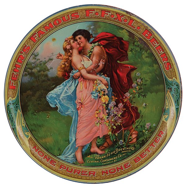 Fehr's Famous F.F.X.L. Beers advertising tray (1 of 2)