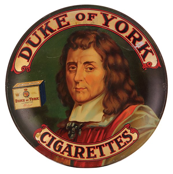 Duke of York Cigarettes advertising tray (1 of 2)
