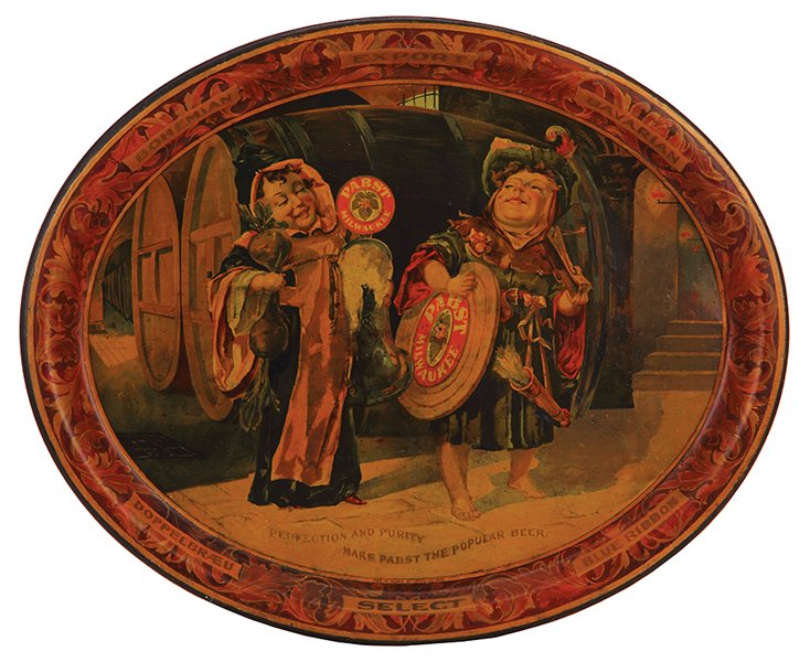 Pabst Brewing Company advertising tray (1 of 2)