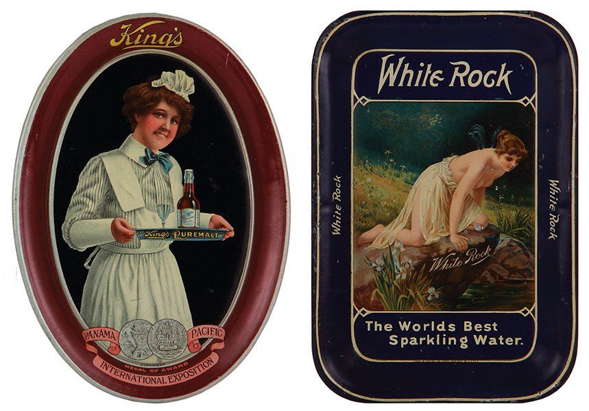 Two advertising tip trays. Kings Puremalt … (1 of 2)