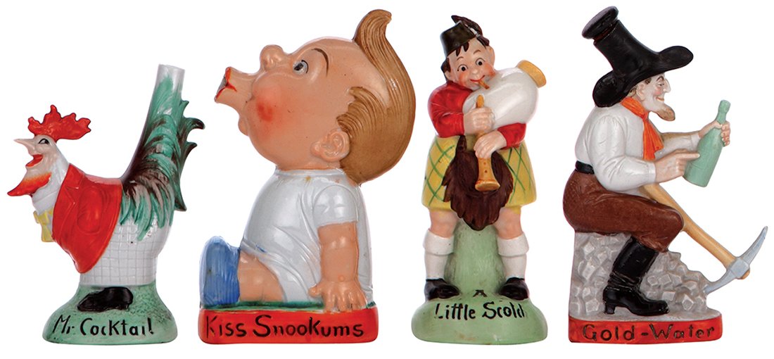 Four porcelain bottles, by Schäfer & Vater (1 of 1)